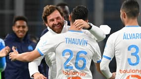 André Villas-Boas et Florian Thauvin