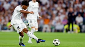 Endrick lors de Real Madrid-Stuttgart le 17 septembre 2024