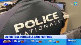 Part-Dieu: un poste de police ouvert au coeur de la gare
