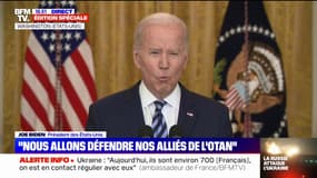 Joe Biden: "Nous allons défendre nos alliés de l'Otan"