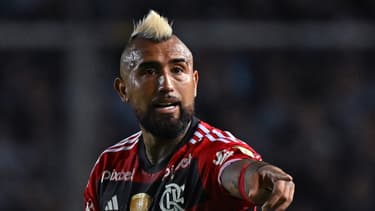 Arturo Vidal sous les couleurs de Flamengo.