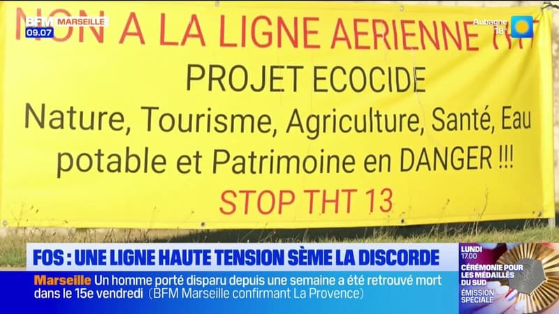 Fos-sur-Mer: le tracé d'une ligne à haute tension contesté