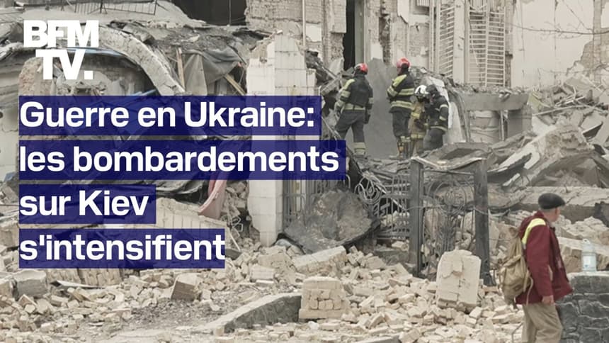 Guerre en Ukraine: les bombardements sur Kiev s'intensifient et inquiètent  ses habitants