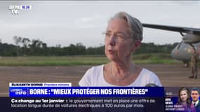 En Guyane pour le réveillon, Élisabeth Borne a défendu la loi immigration