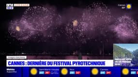Cannes: le dernier feu d'artifice de l'édition 2023 du festival d'art pyrotechnique se tient ce jeudi soir