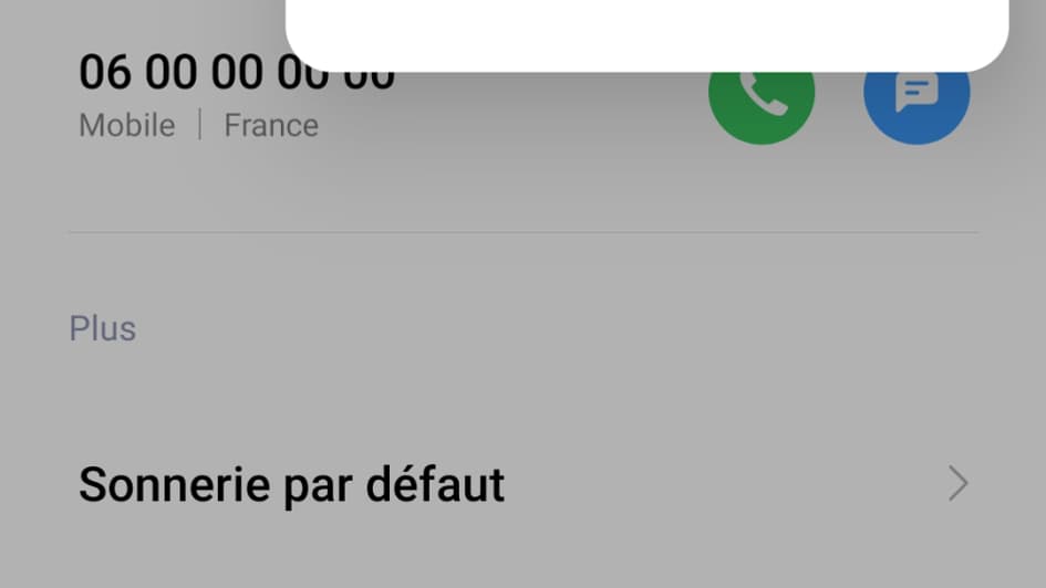 Le blocage d'un numéro par sa liste de contacts Le blocage d'un numéro par sa liste de contacts