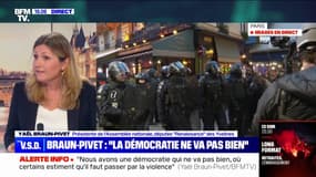 Réforme des retraites adoptée par 49.3: "Le gouvernement a utilisé une procédure démocratique", affirme Yaël Braun-Pivet