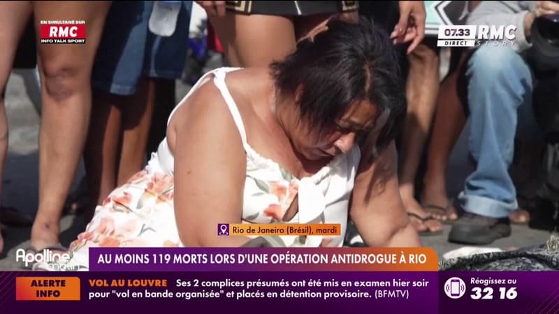 Au moins 119 morts lors d'une opération antidrogue à Rio