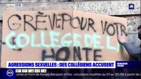 Paris: des collégiens manifestent après que leurs professeurs aient soutenu un de leur collègue accusé d'agression sexuelle