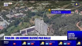 Toulon: un homme blessé par balle dans la nuit de lundi à mardi