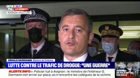 Gérald Darmanin à propos du policier tué à Avignon: "Nous pleurons ce policier, mais sa mort n'est pas vaine"