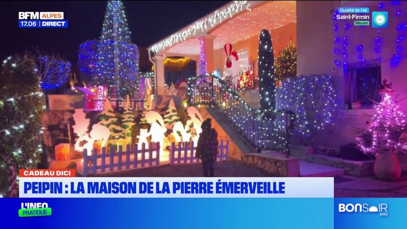 Cadeau DICI: à Peipin, la maison de Noël de Didier émerveille