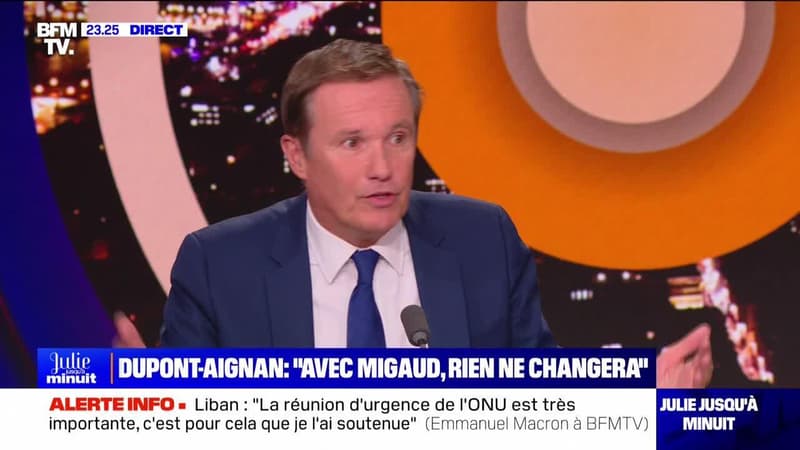 Dupont-Aignan : avec Migaud, rien ne changera - 24/09