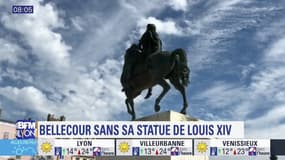 Patrimoine: les statues de la place Bellecour vont disparaître pour être restaurées
