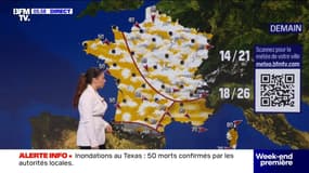 De la pluie sur l'ensemble du territoire, quelques orages attendus sur la moitié nord, une baisse des températures... La météo du dimanche 6 juillet 