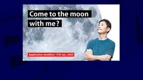 Tweet d'annonce de Yusaku Maezawa pour trouver une partenaire qui l'accompagnera sur la lune