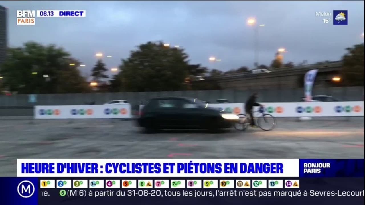 Heure D Hiver Cyclistes Et Pietons En Danger A Paris