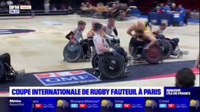 Paris accueille la Coupe internationale de rugby en fauteuil roulant
