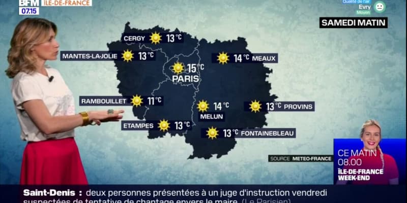 Météo: une belle journée ensoleillée ce samedi, jusqu'à 25°C à Paris
