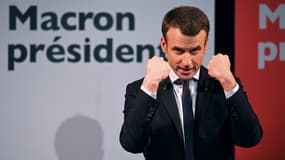 Emmanuel Macron, le 8 mars 2017, à Paris. 