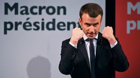 Emmanuel Macron, le 8 mars 2017, à Paris.