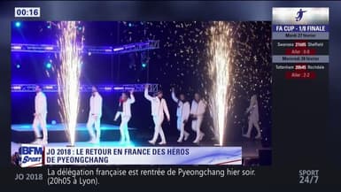 JO 2018 : Le retour en France des héros de PyeongChang !