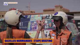 Gazelle Normandes : étape briefing