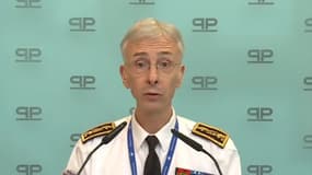 Dider Lallement, lors d'une conférence de presse le vendredi 3 avril.