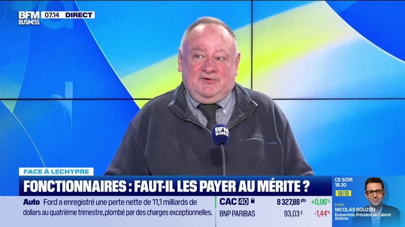 Emmanuel Lechypre face à Jean-Marc Daniel : Fonctionnaires, faut-il payer au mérite ? - 11/02