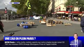 Extinction Rebellion lève une partie de son campement place du Châtelet