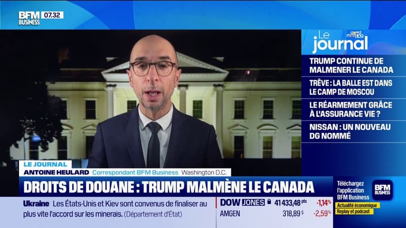 Donald Trump menace le Canada d'augmenter les droits de douane à 50% sur l'acier et l'aluminium