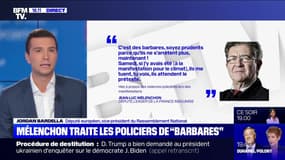 Jordan Bardella: "La haine habituelle anti-flics de l'extrême-gauche est ressortie" - 25/09