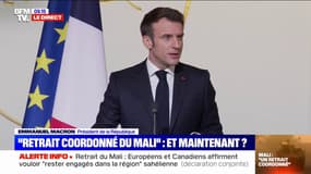Emmanuel Macron: "Nous continuerons à assurer le rôle de nation cadre" dans la lutte antiterrorisme au Sahel