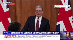 Guerre en Ukraine: pour le Premier ministre britannique, "le oui-mais de la part de la Russie n'est pas suffisant"