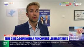 Législatives dans les Hautes-Alpes: Dorian Deininger, candidat LR, en campagne dans la 1re circonscription