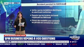 #BFMBusinessAvecVous Télétravail: que se passe-t-il en cas d'accident? 