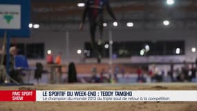 Teddy Tamgho dans le RMC Sport Show : "Les championnats d'Europe 2019 sont une réelles ambition pour moi"