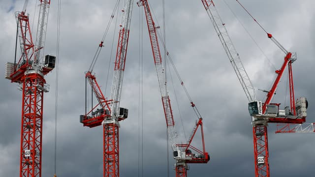 Le chantier du futur TGI, le 6 mai 2015