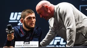 Khabib Nurmagomedov et Dana White