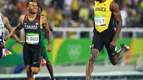 Andre De Grasse et Usain Bolt