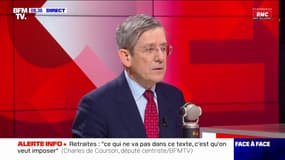 Réforme des retraites: pour Charles de Courson, Emmanuel Macron "a humilié les corps intermédiaires" 