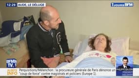 "Aude, le déluge": cet homme a sauvé in extremis sa voisine malade, prisonnière des inondations