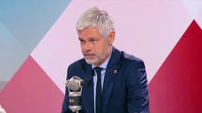 Le président des députés LR, Laurent Wauquiez, sur le plateau de BFMTV, le 4 septembre 2025