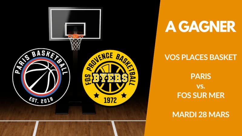 A gagner : vos places pour le match de basket Paris vs Fos sur mer