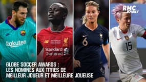 Globe Soccer Awards : Les nominés aux titres de meilleur joueur et meilleure joueuse