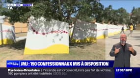 À Lisbonne, 150 confessionnaux ont été mis à disposition dans un parc à l'occasion des Journées mondiales de la jeunesse