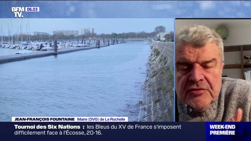 Face au risque de vagues-submersion, des barrières mises en place à La Rochelle