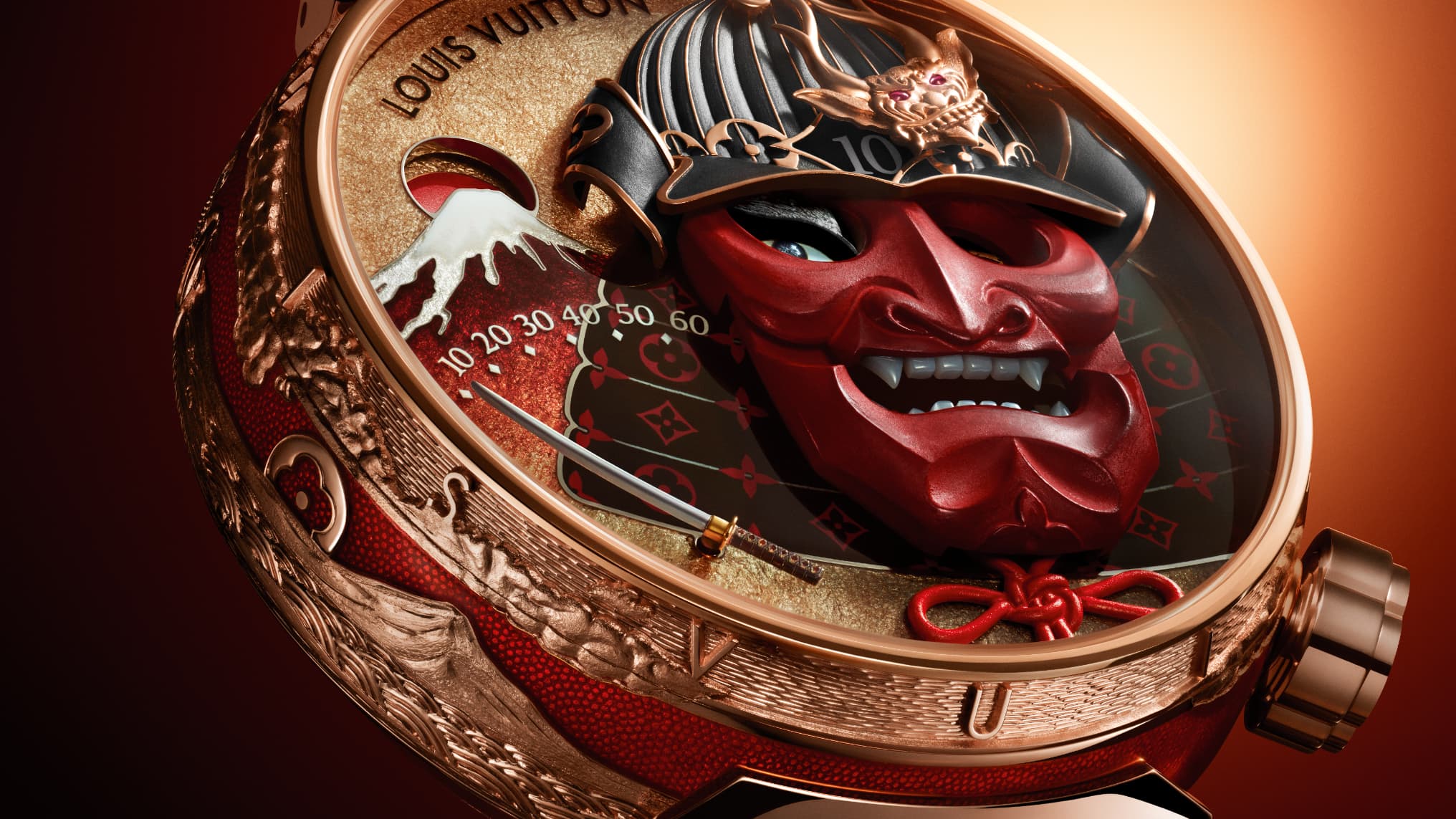 Louis Vuitton dévoile sa montre Tambour Bushido Automata - bfmtv.com