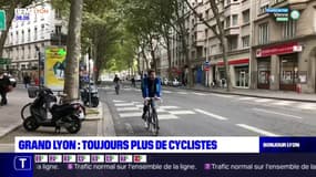 Lyon: les cyclistes toujours plus nombreux