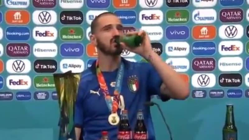 Euro 2021: Bonucci s’est occupé de tout, même du Coca-gate